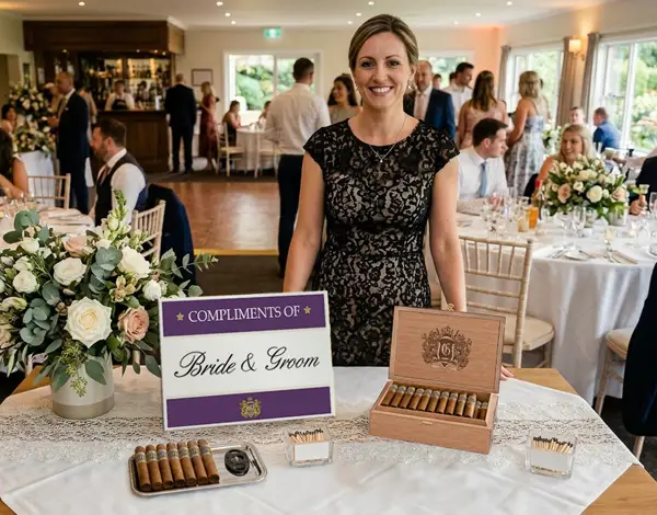 Cigar Table for Weddings and Events